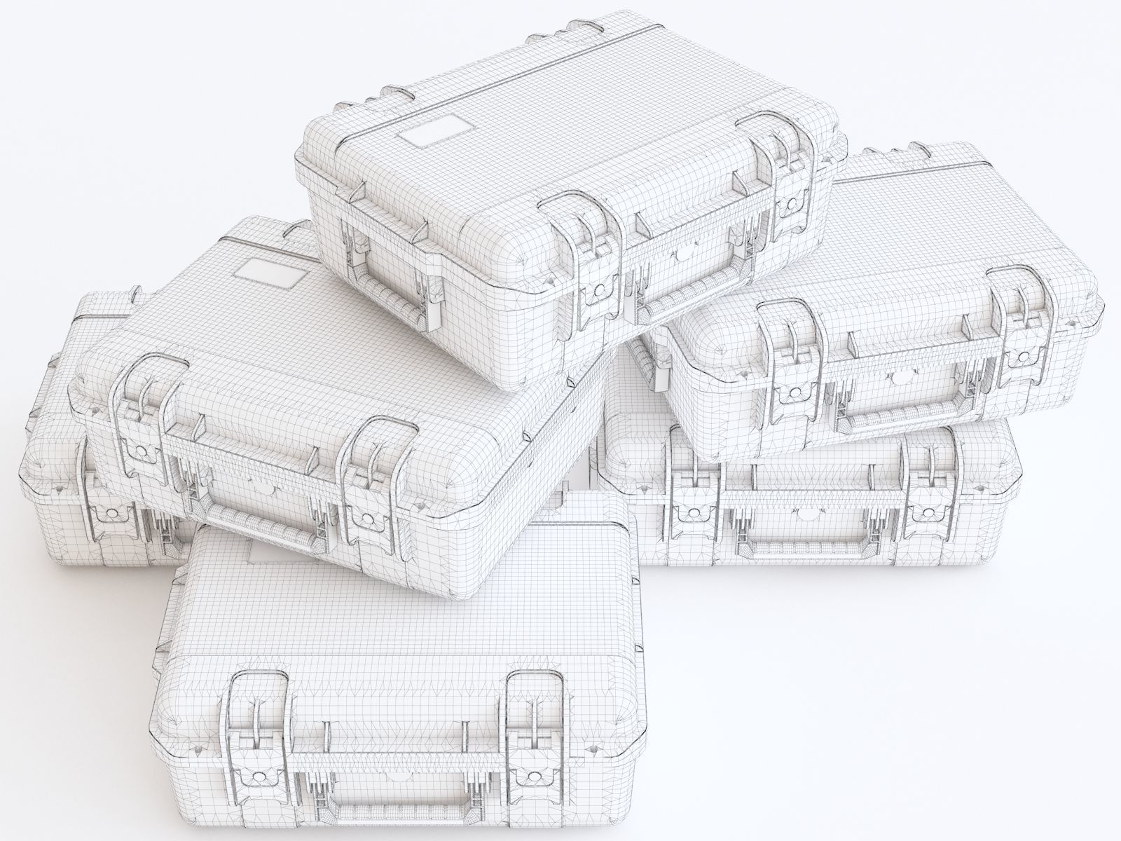 Plastic case 01 3D model_1