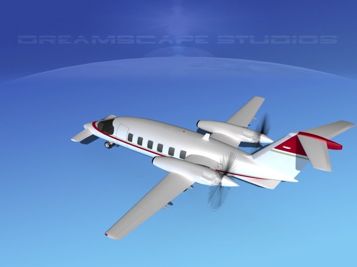 Piaggio P180 Avanti V15 3D model_9