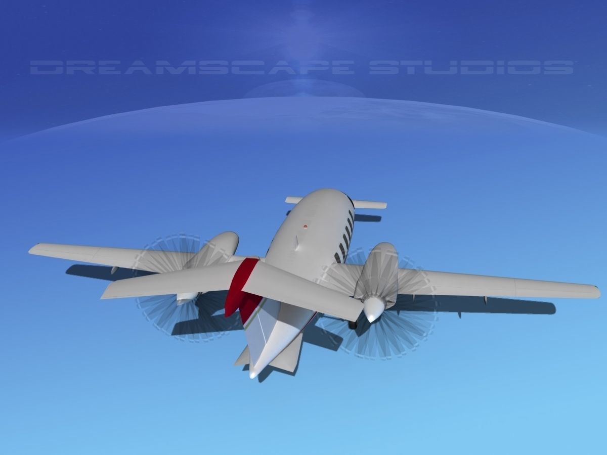 Piaggio P180 Avanti V15 3D model_7