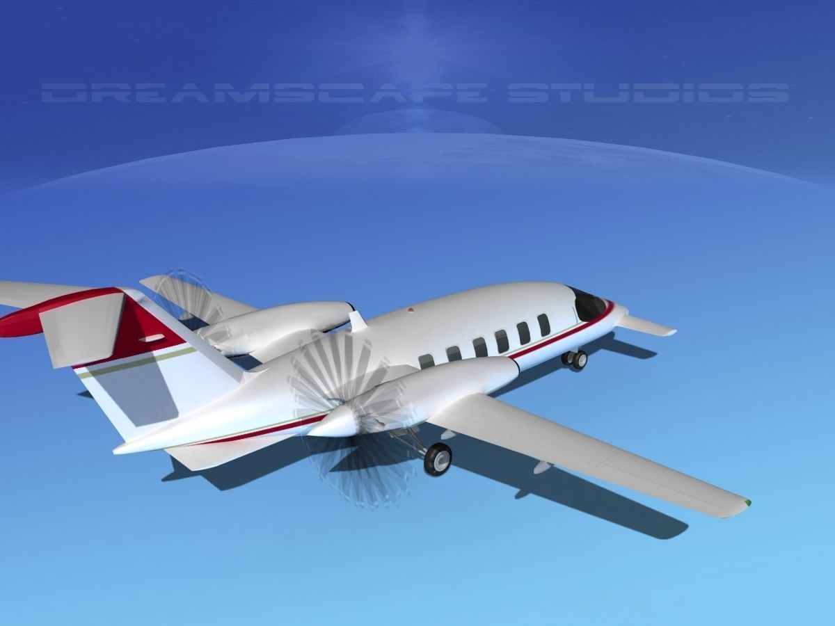 Piaggio P180 Avanti V15 3D model_6