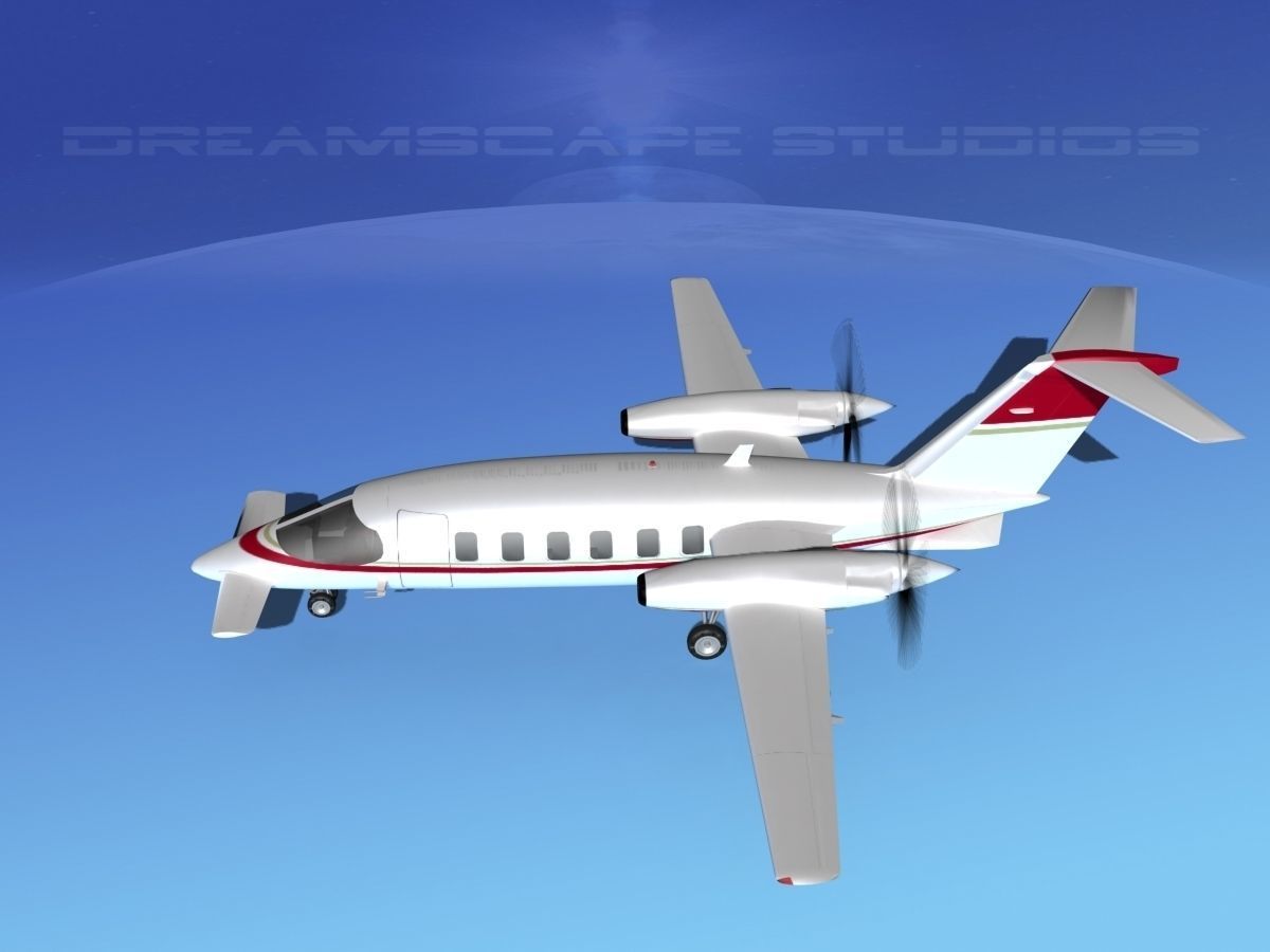 Piaggio P180 Avanti V15 3D model_10