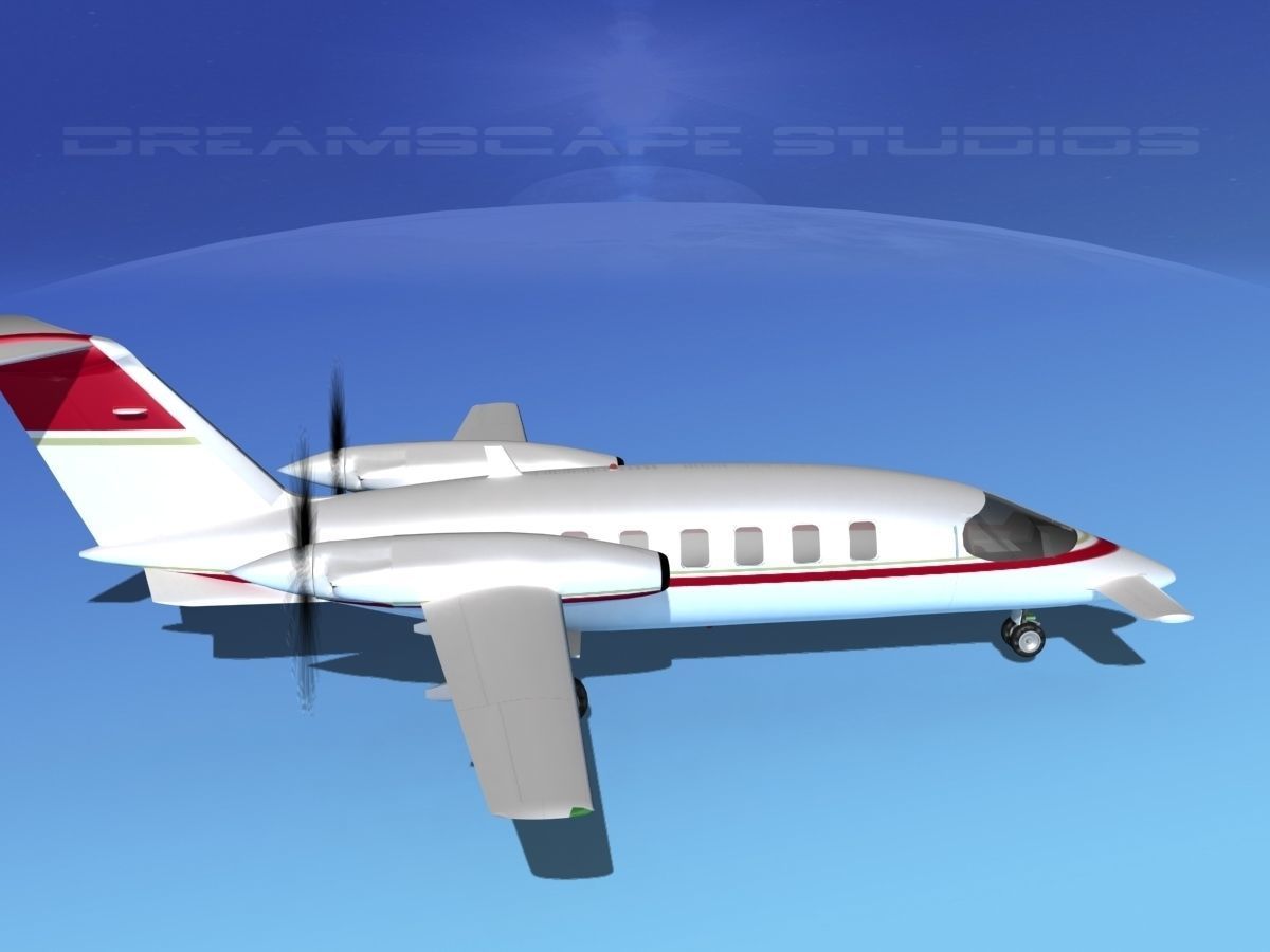 Piaggio P180 Avanti V15 3D model_5