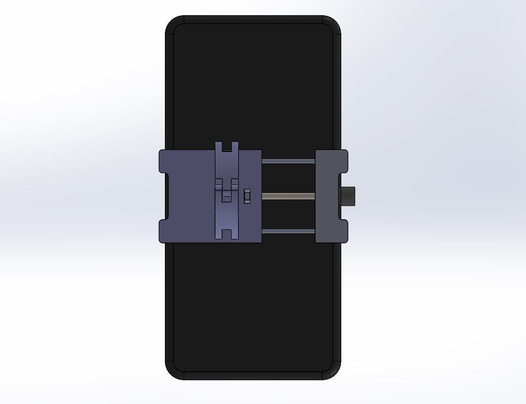 Mountain bike phone holder 3D print model_7