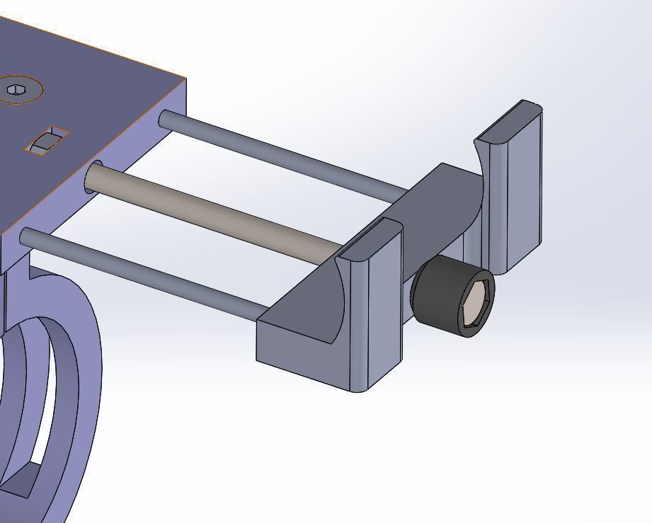 Mountain bike phone holder 3D print model_10
