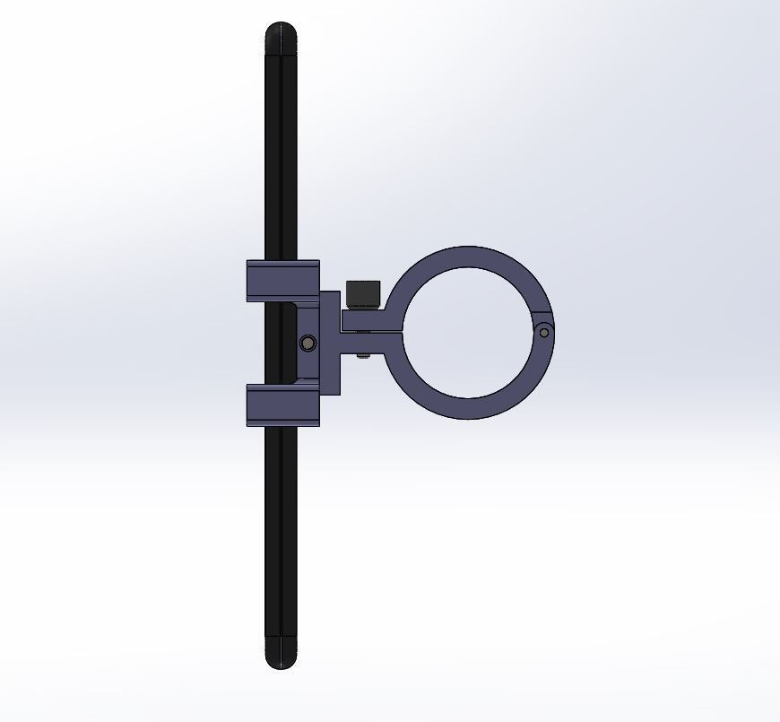 Mountain bike phone holder 3D print model_6