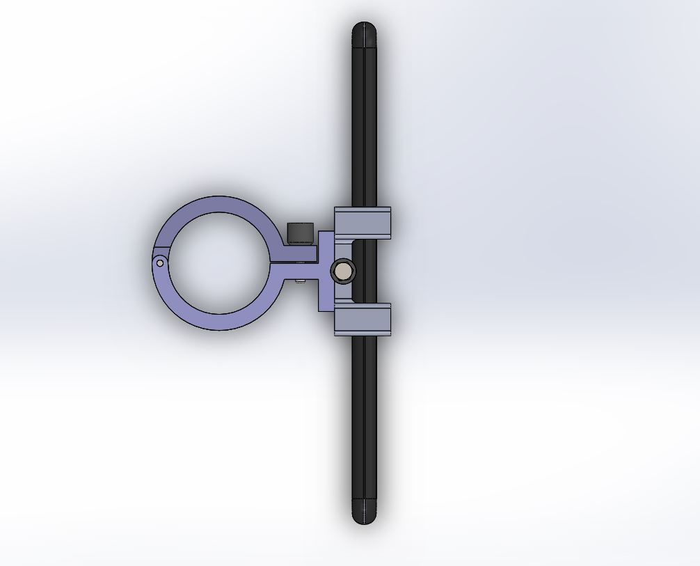 Mountain bike phone holder 3D print model_9