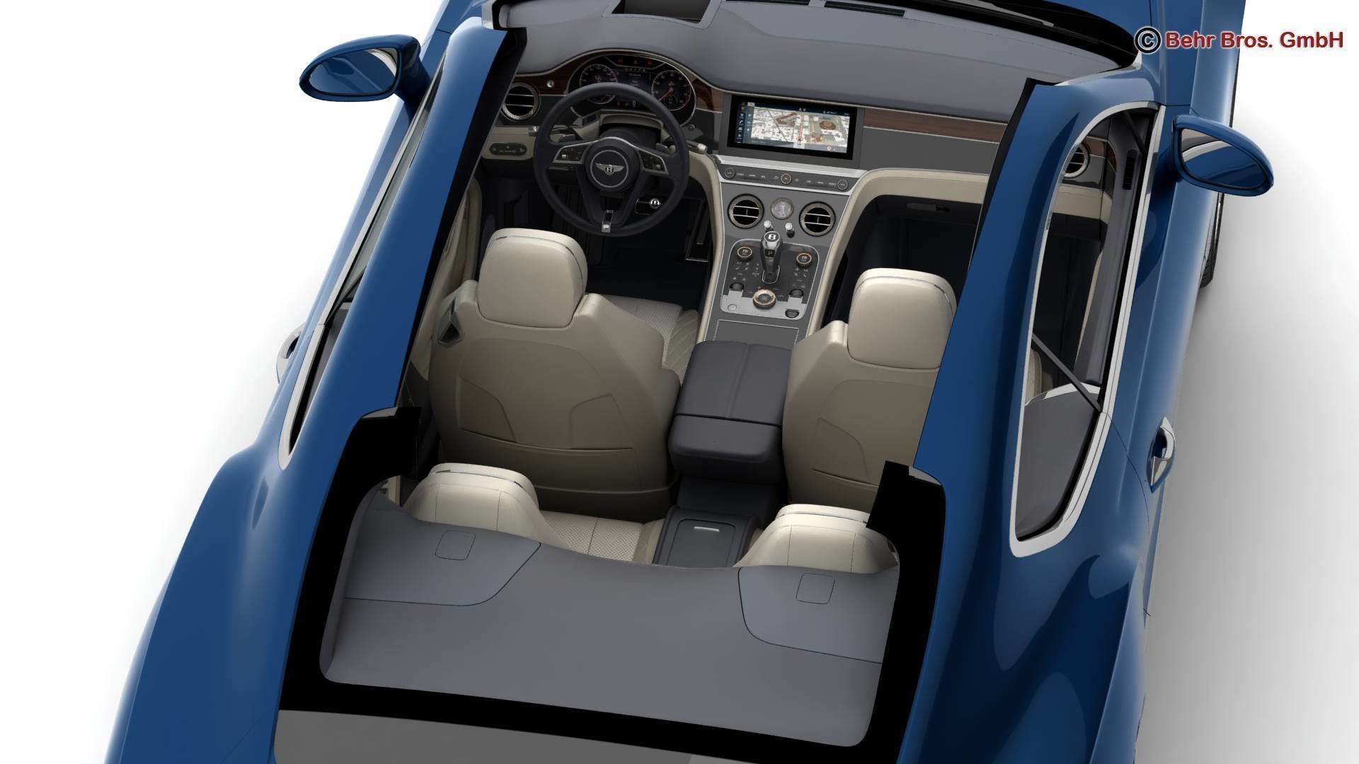 Bentley Continental GT 2018  3D model_12