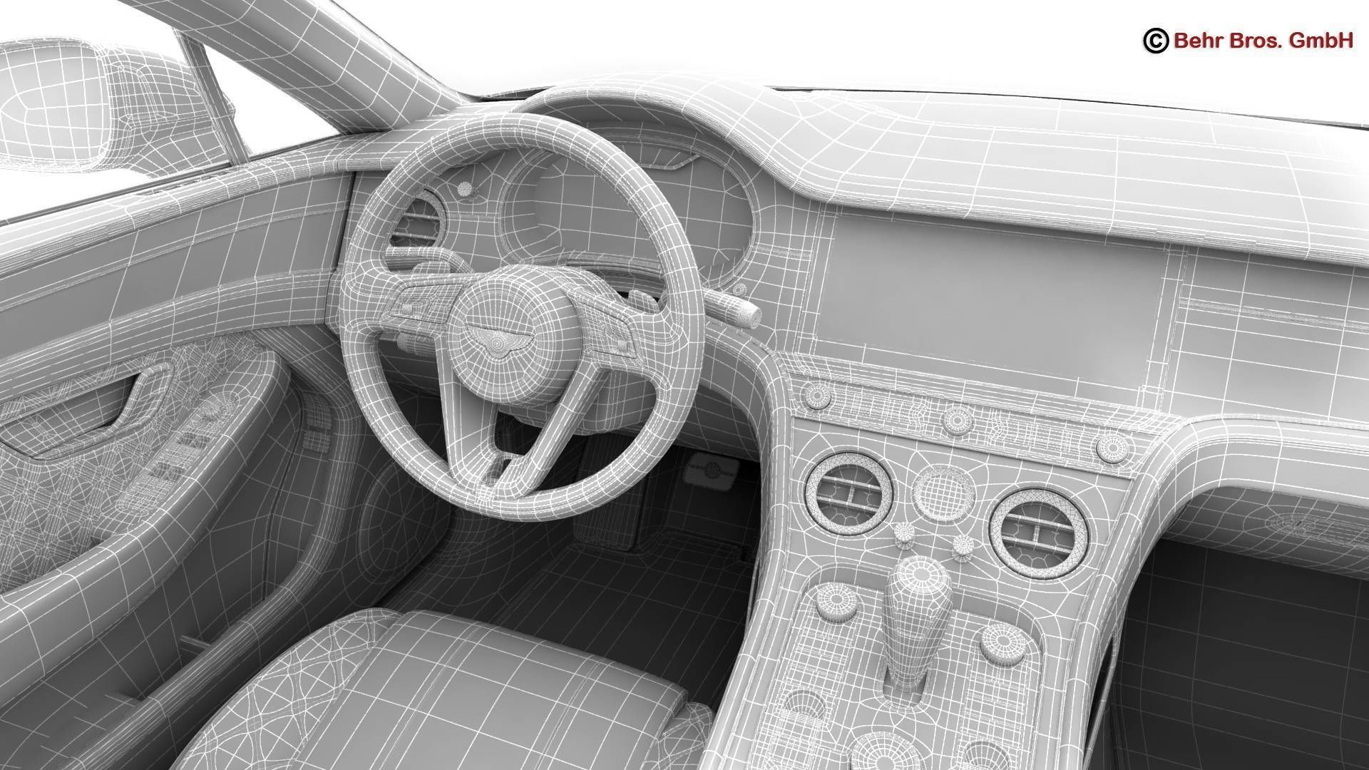 Bentley Continental GT 2018  3D model_29