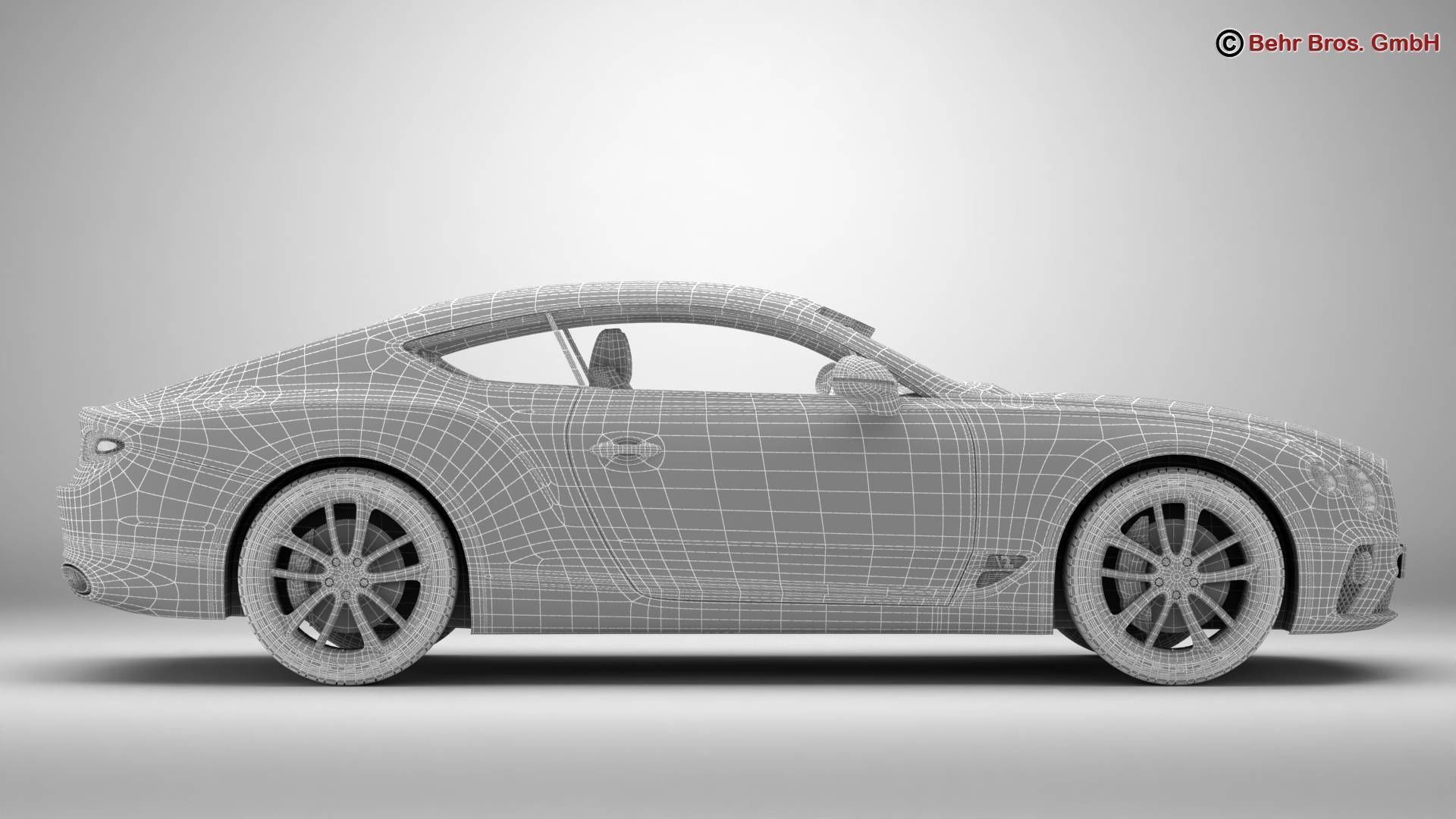 Bentley Continental GT 2018  3D model_20