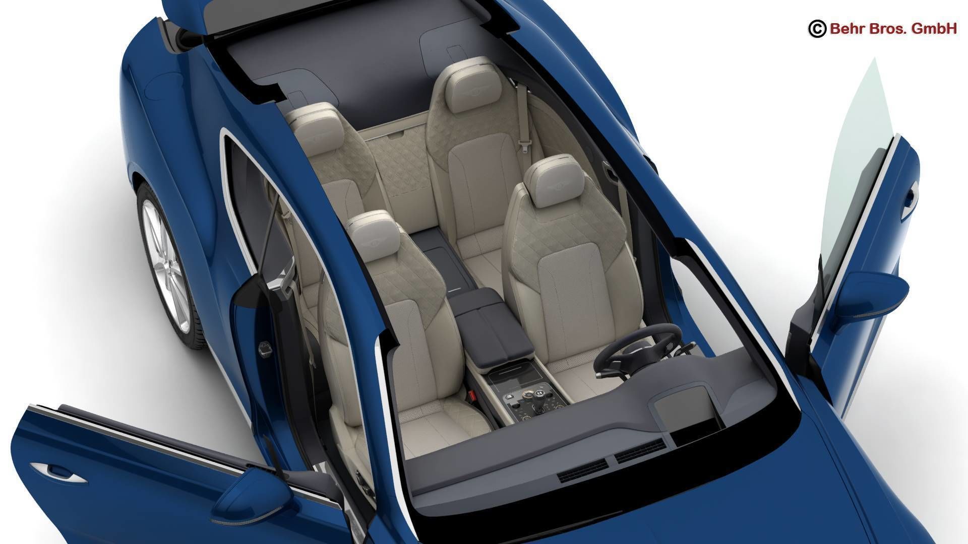 Bentley Continental GT 2018  3D model_11