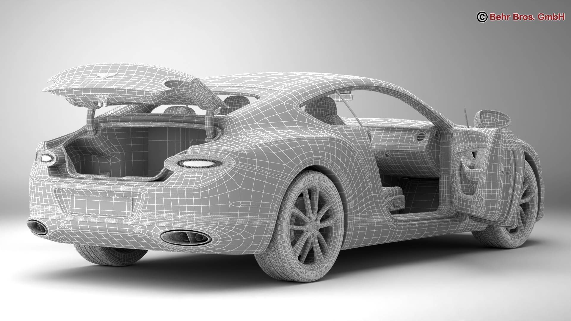 Bentley Continental GT 2018  3D model_19