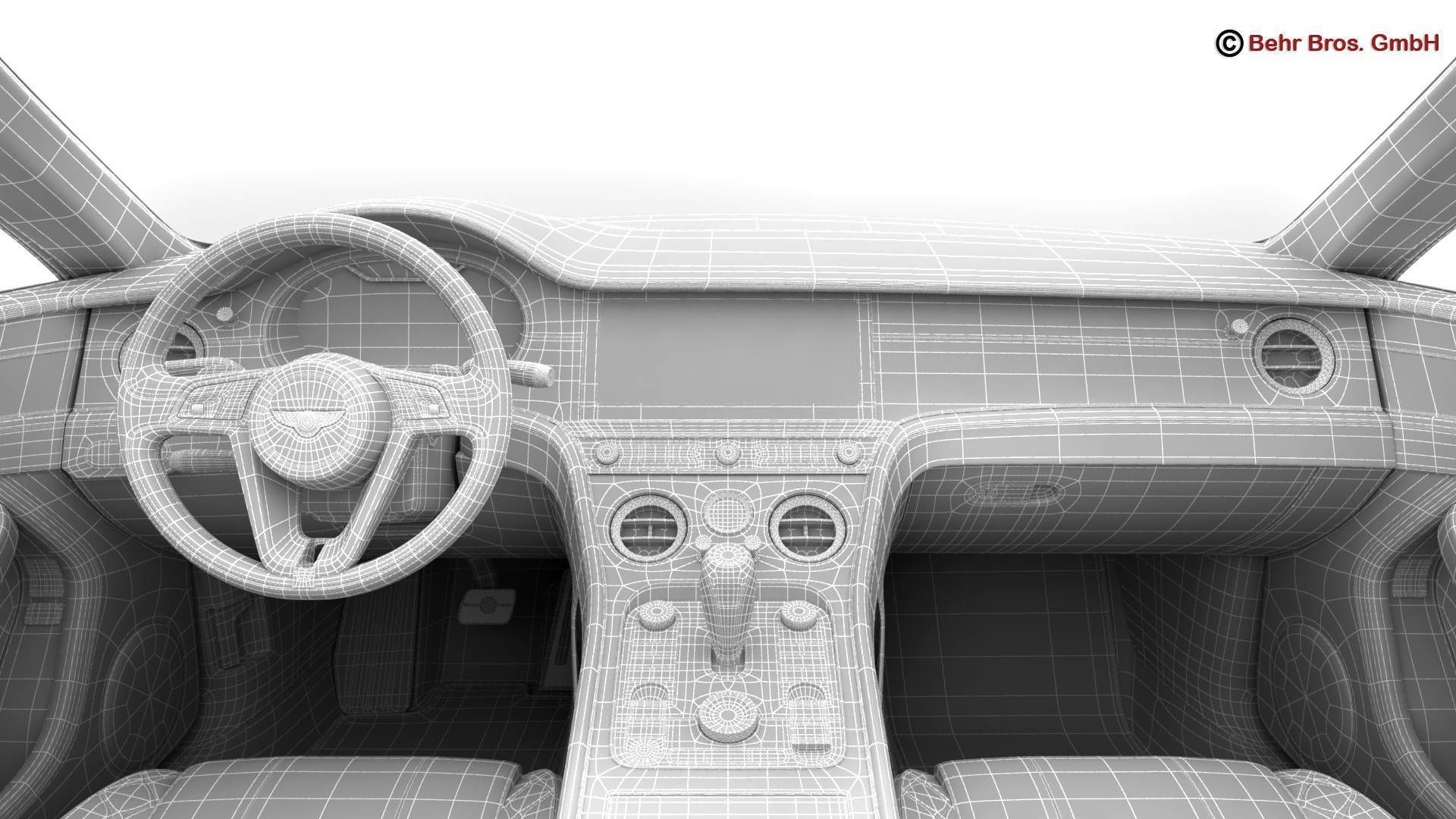 Bentley Continental GT 2018  3D model_28