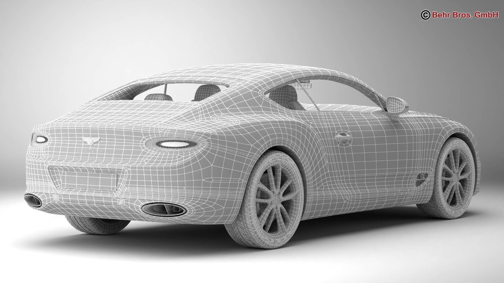 Bentley Continental GT 2018  3D model_18