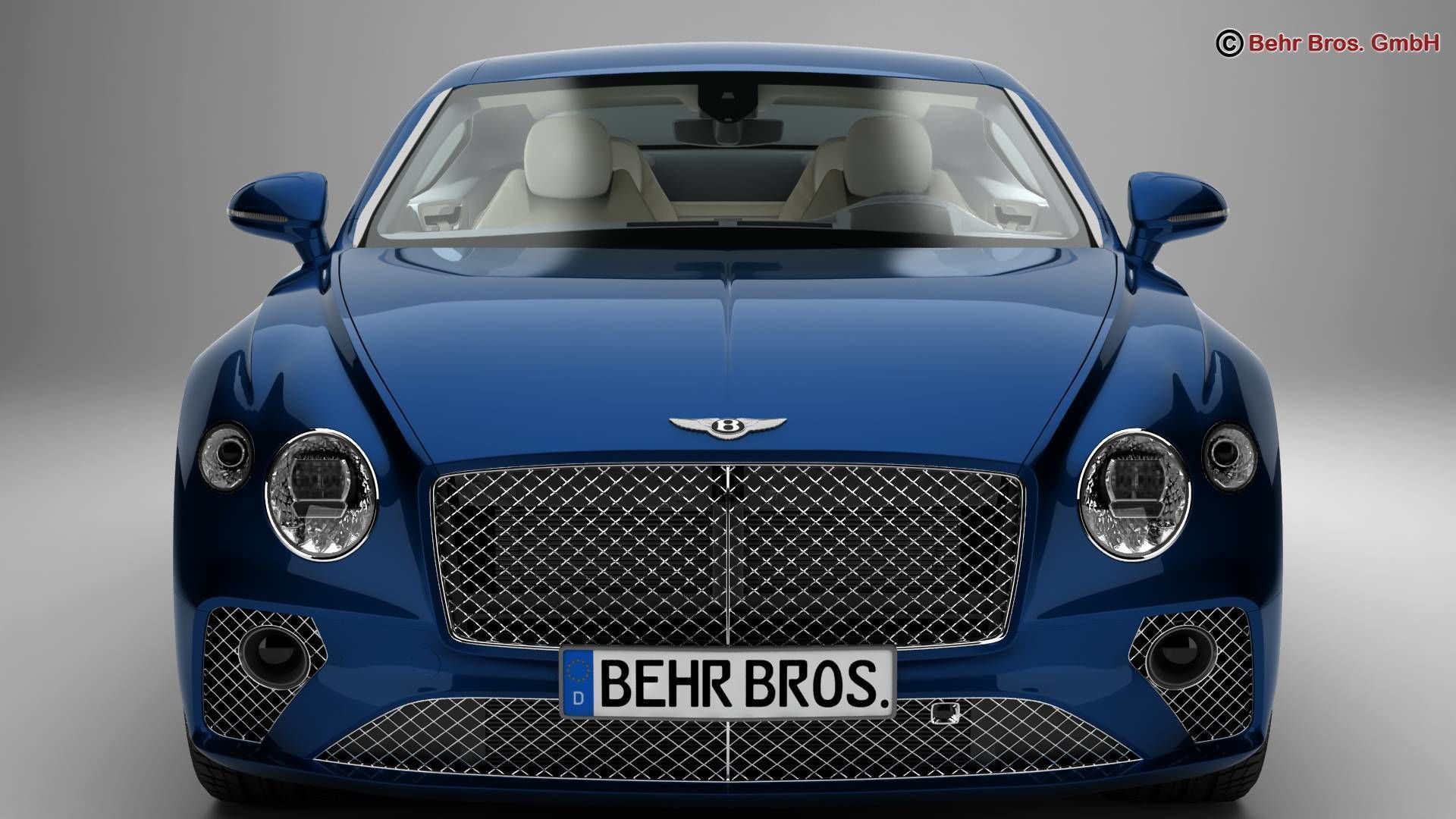 Bentley Continental GT 2018  3D model_6