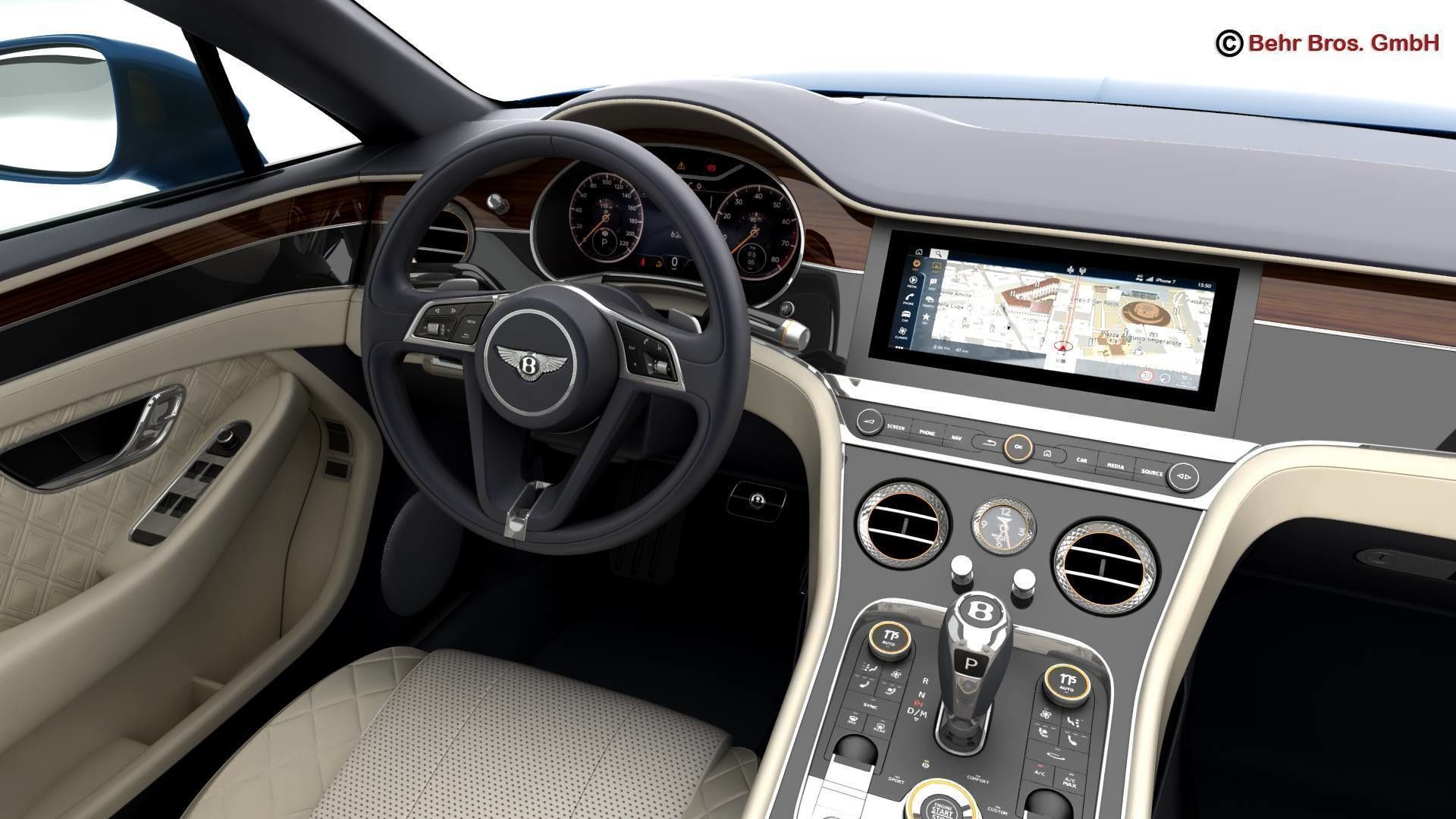 Bentley Continental GT 2018  3D model_14