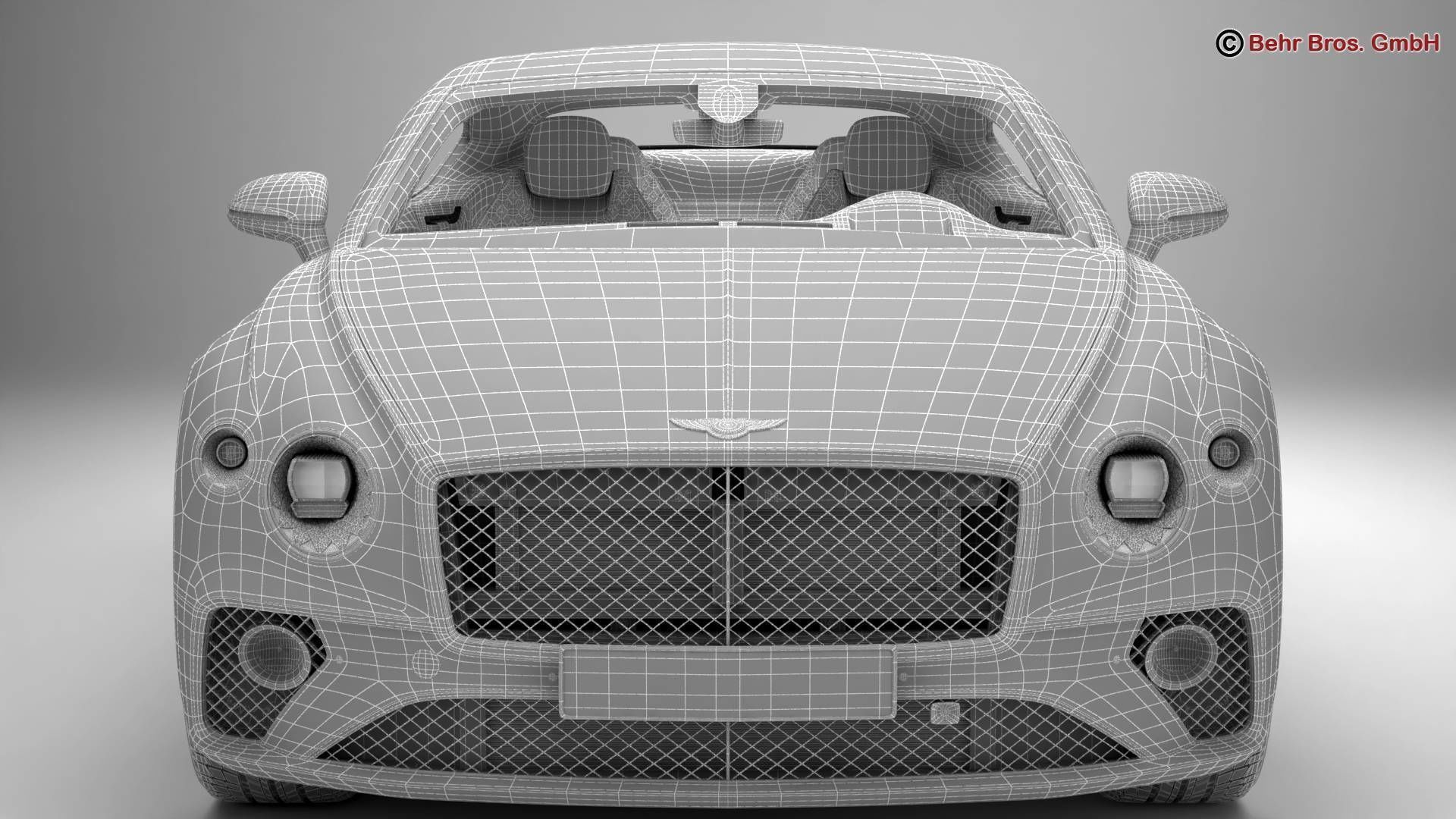 Bentley Continental GT 2018  3D model_21