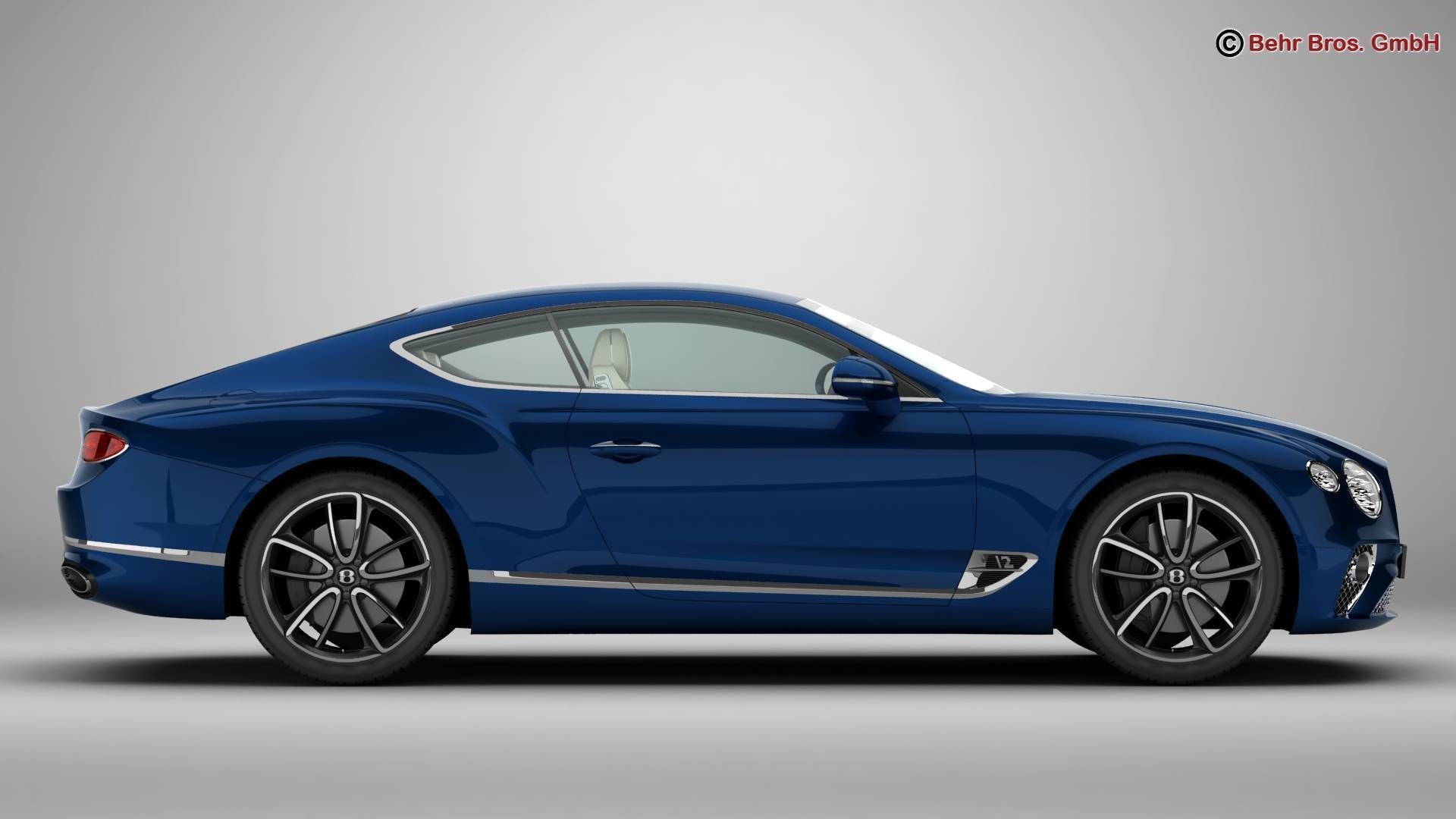 Bentley Continental GT 2018  3D model_5
