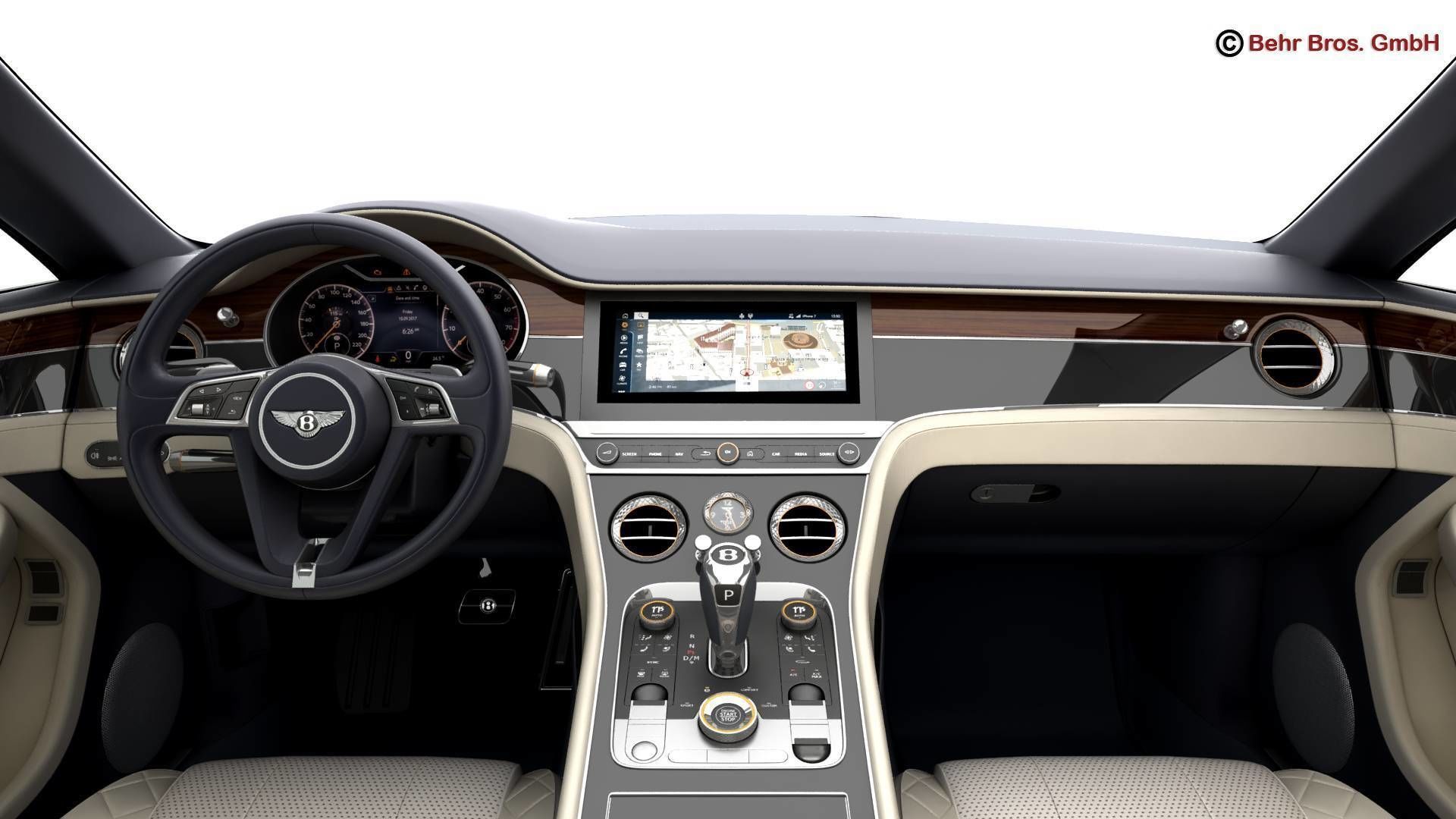 Bentley Continental GT 2018  3D model_13