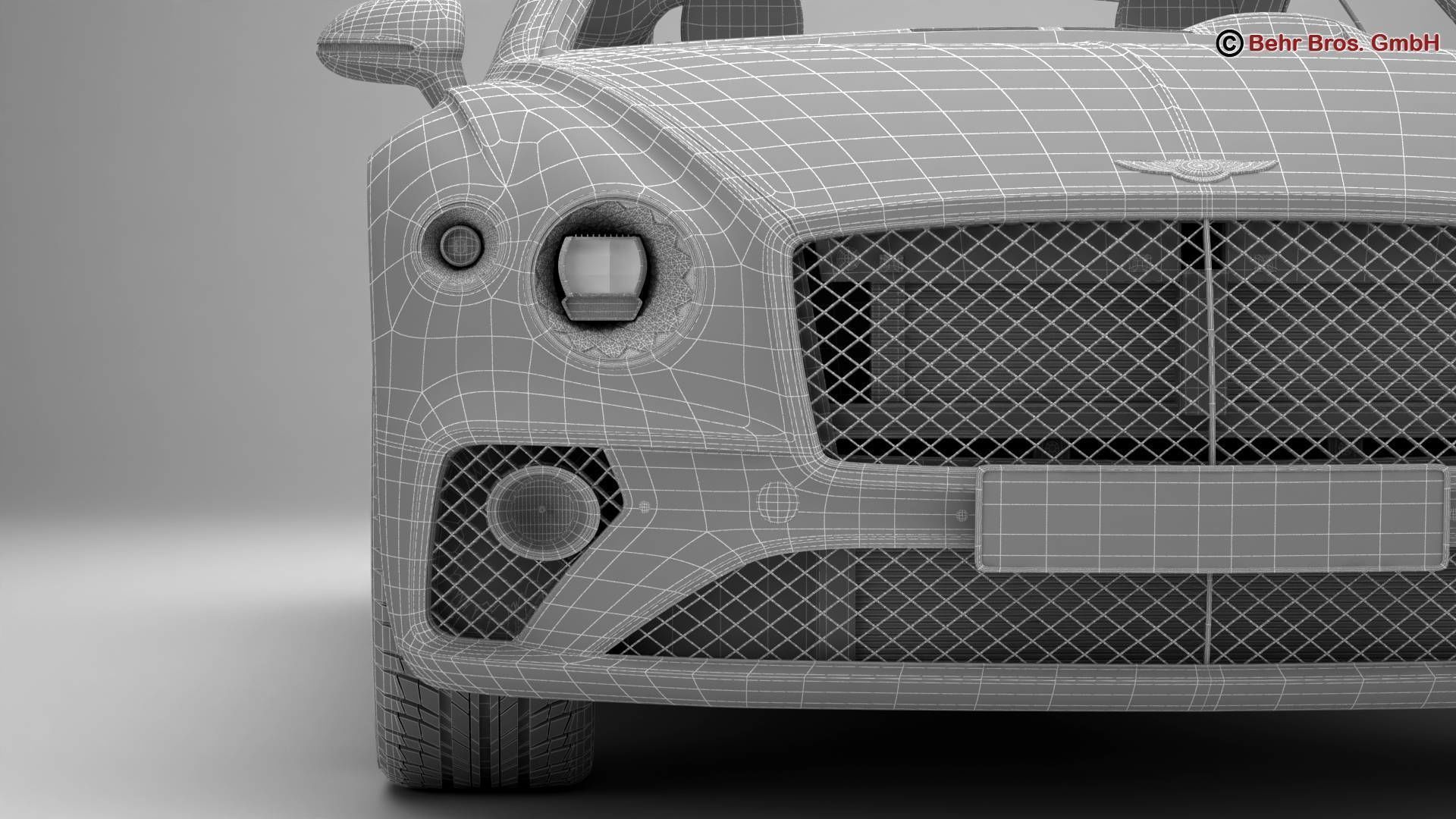 Bentley Continental GT 2018  3D model_22