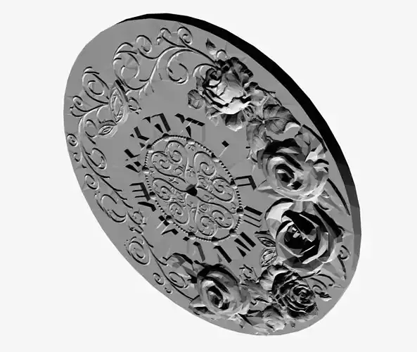 wall clock 3D print model