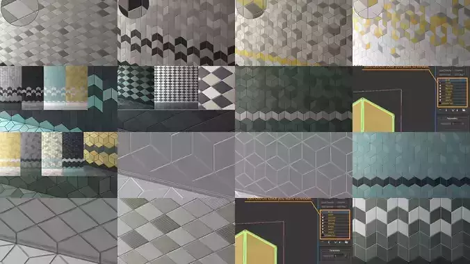 Tile TEX by Mutina -  3D Model Collection
