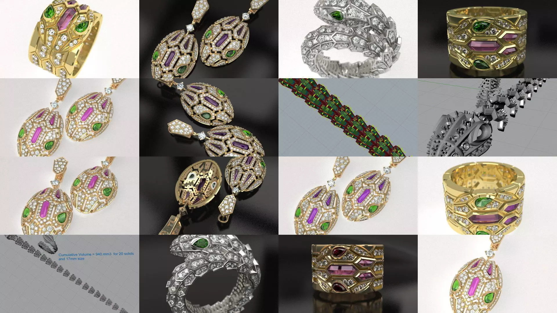 Snake serpenty replica 3D Model Collection_0