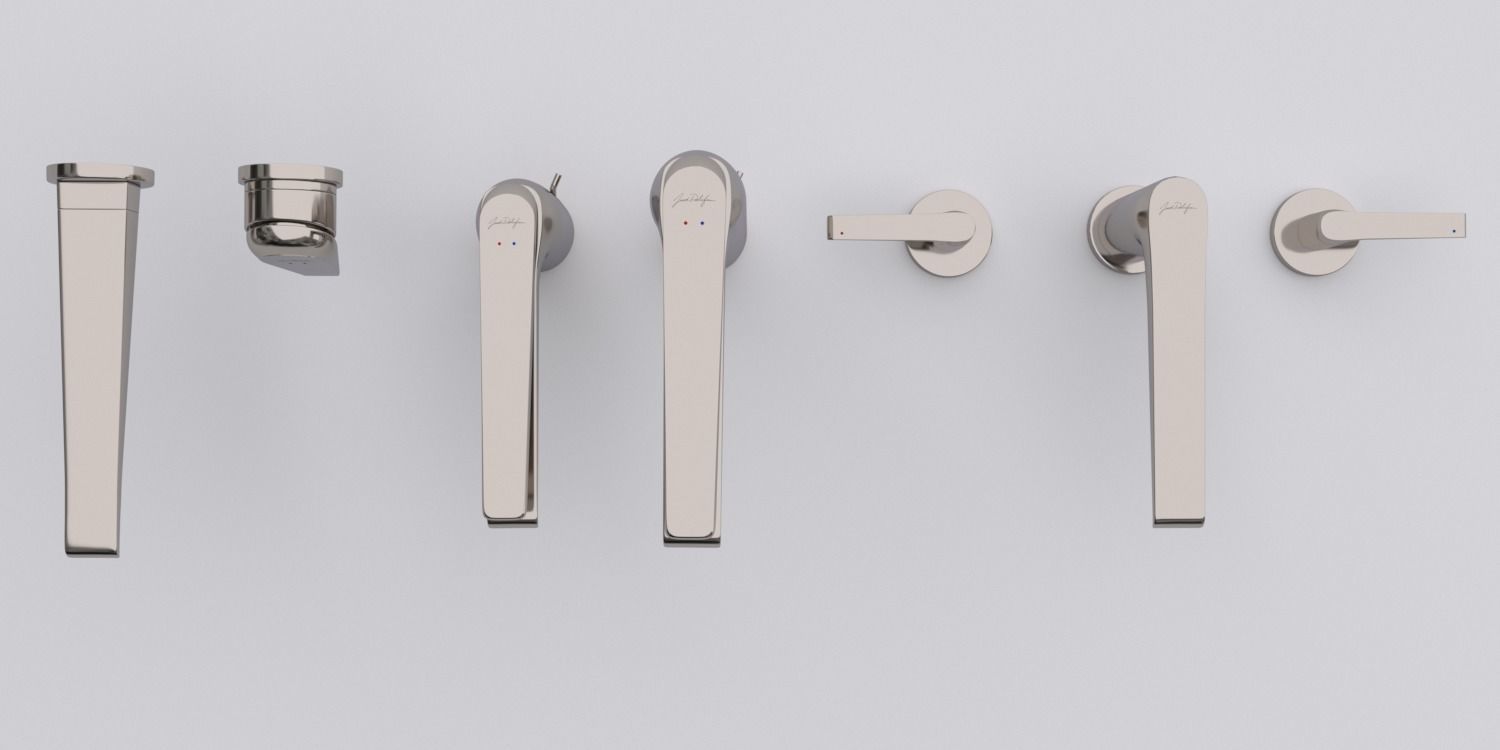 Faucets Jacob Delafon AVID collection 3D model_1