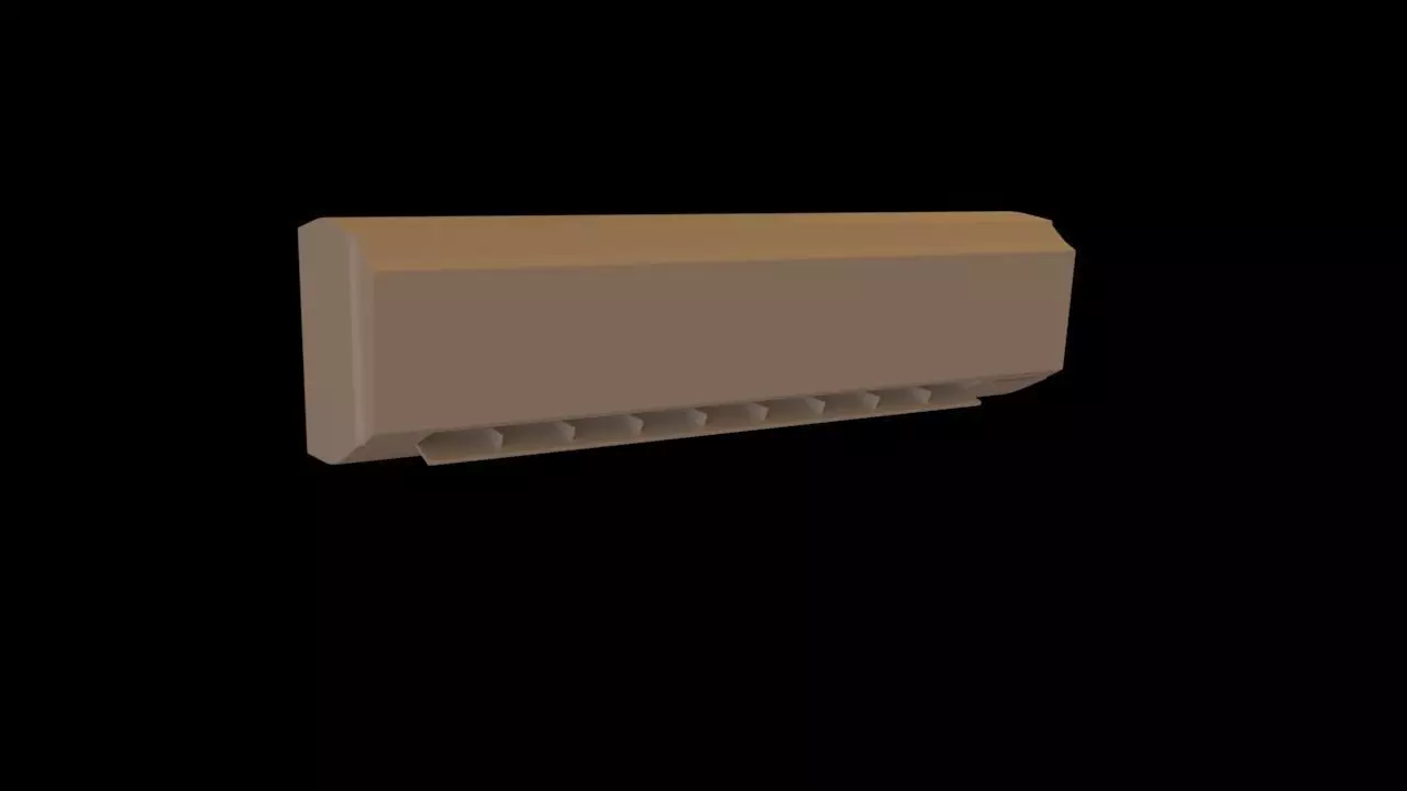 Air Conditioner - AC Free low-poly 3D model_0