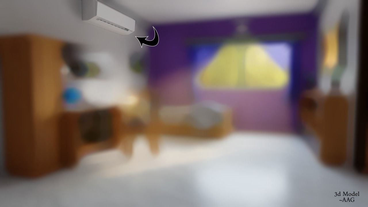 Air Conditioner - AC Free low-poly 3D model_3