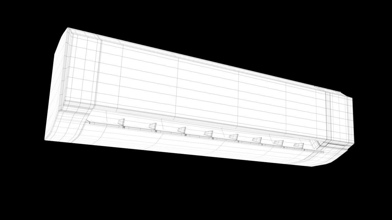 Air Conditioner - AC Free low-poly 3D model_5