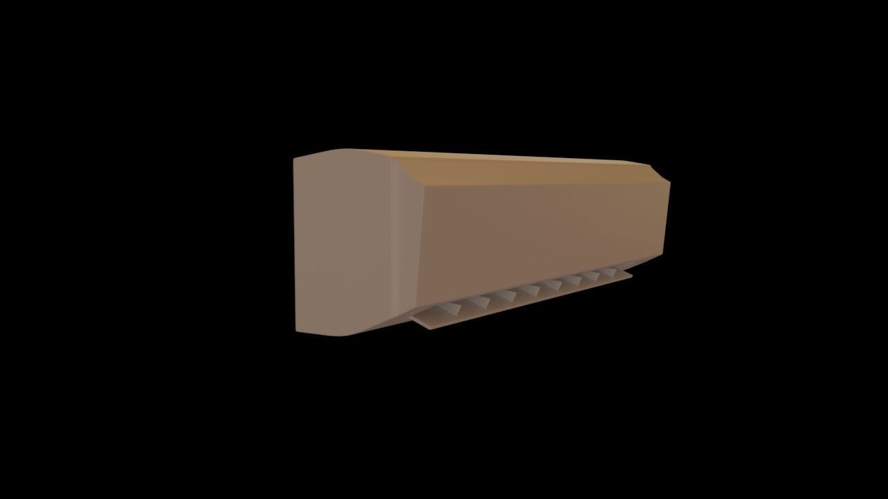 Air Conditioner - AC Free low-poly 3D model_1