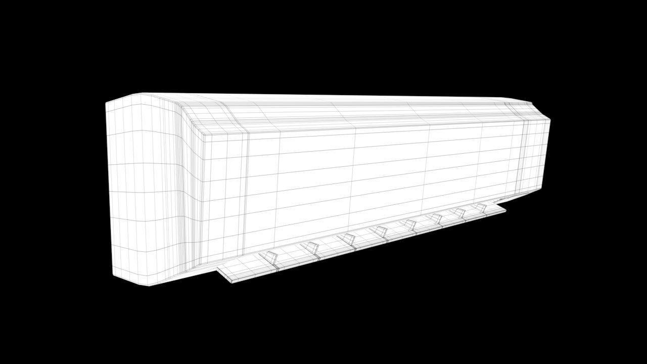 Air Conditioner - AC Free low-poly 3D model_4