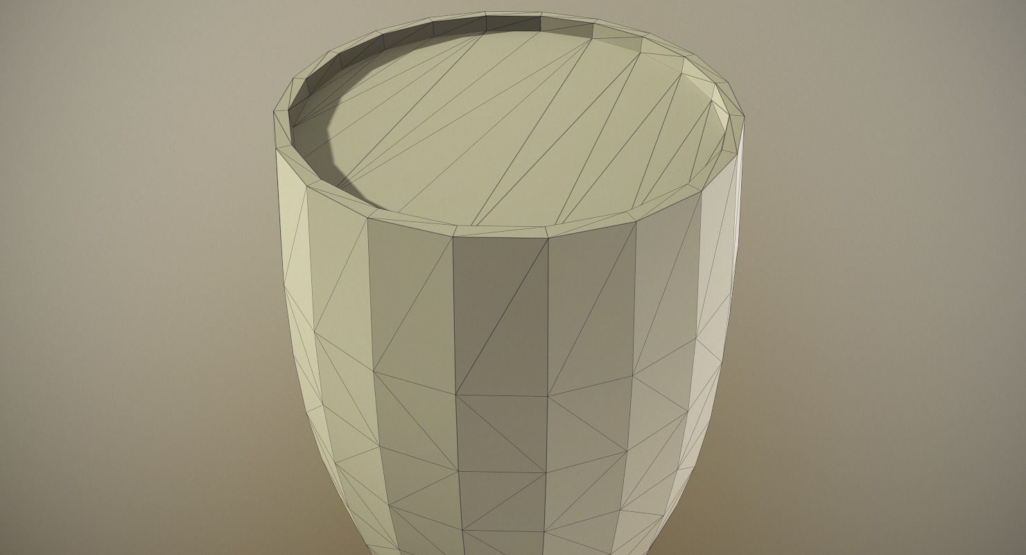 PBR Wooden Barrel Low-poly 3D model_11