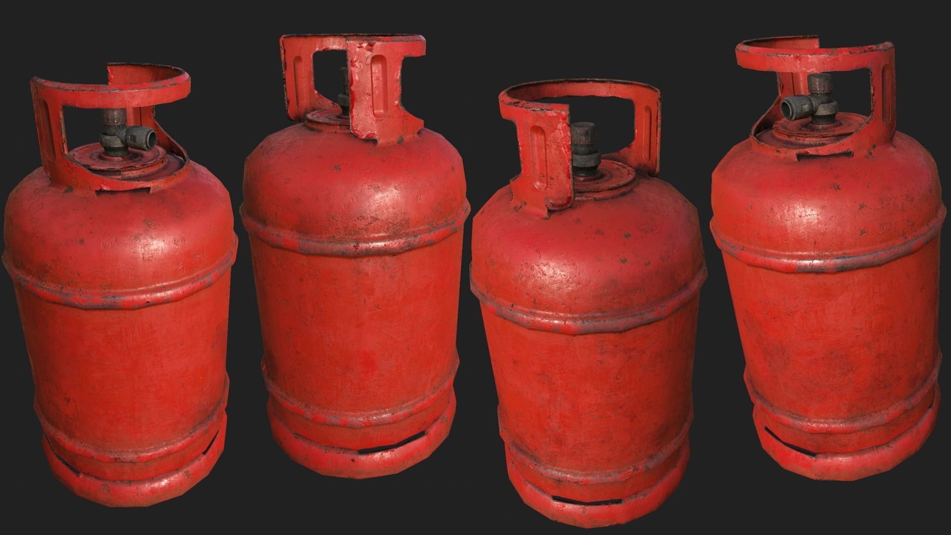 Explosive Props PBR Low-poly 3D model_17