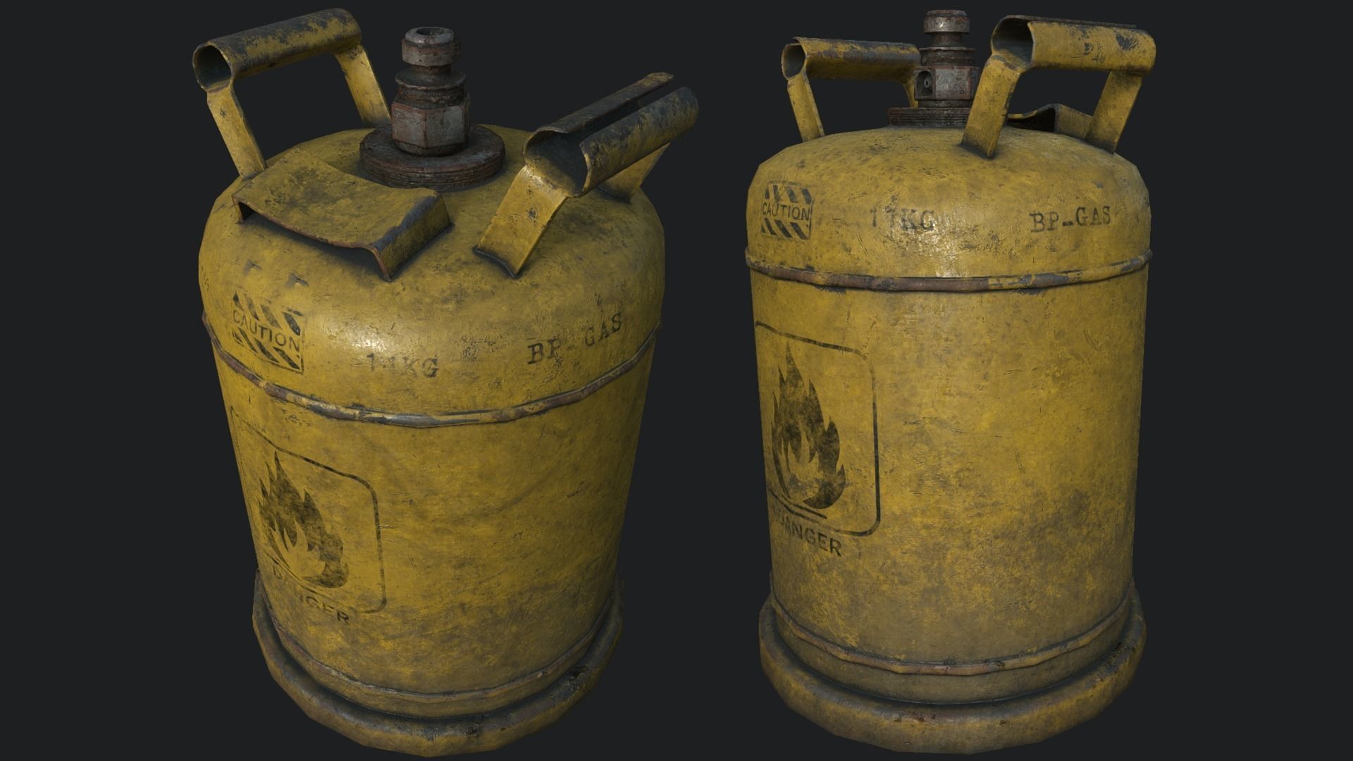 Explosive Props PBR Low-poly 3D model_10