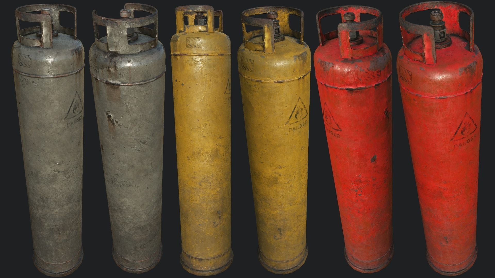 Explosive Props PBR Low-poly 3D model_13