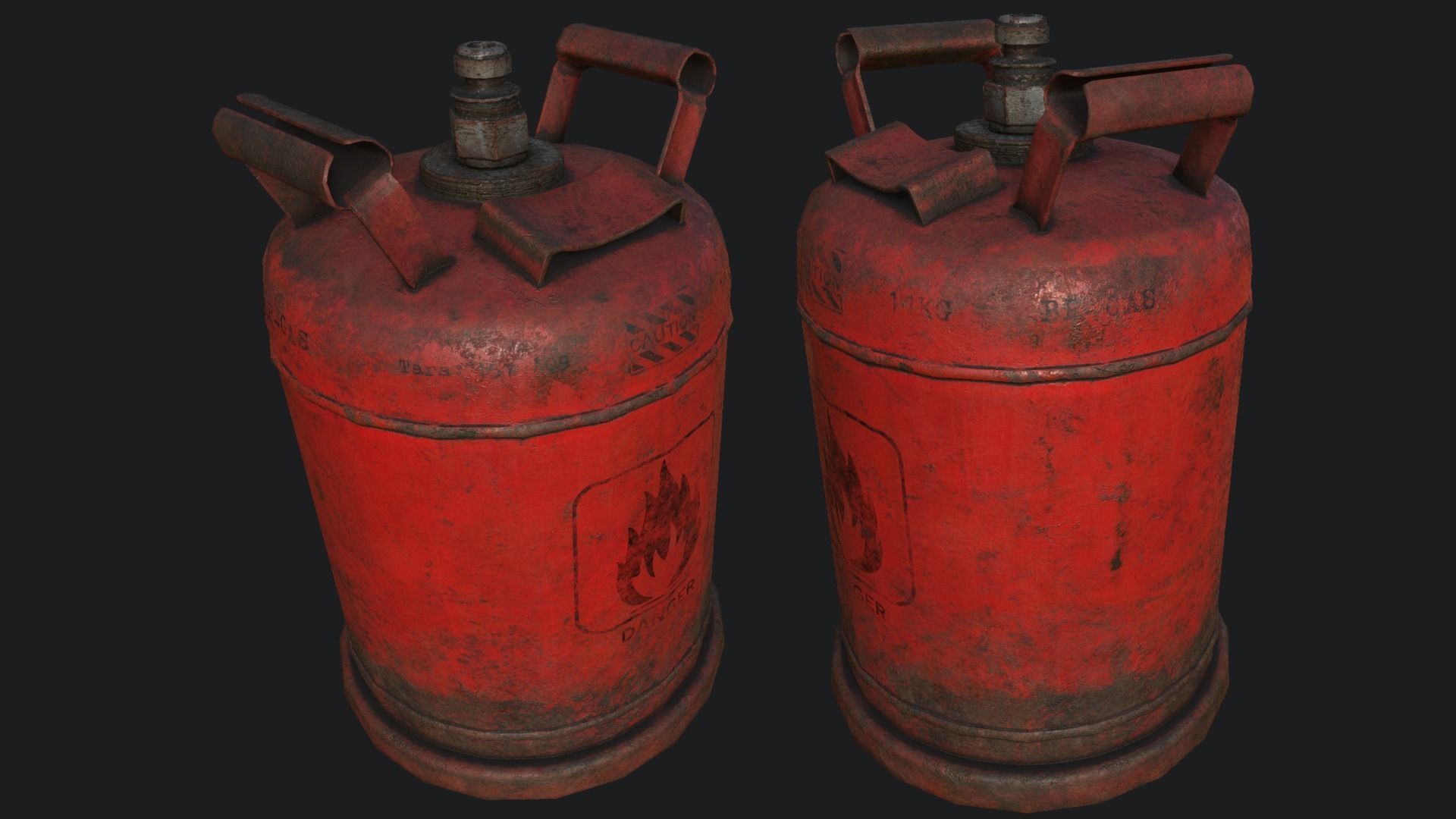 Explosive Props PBR Low-poly 3D model_12