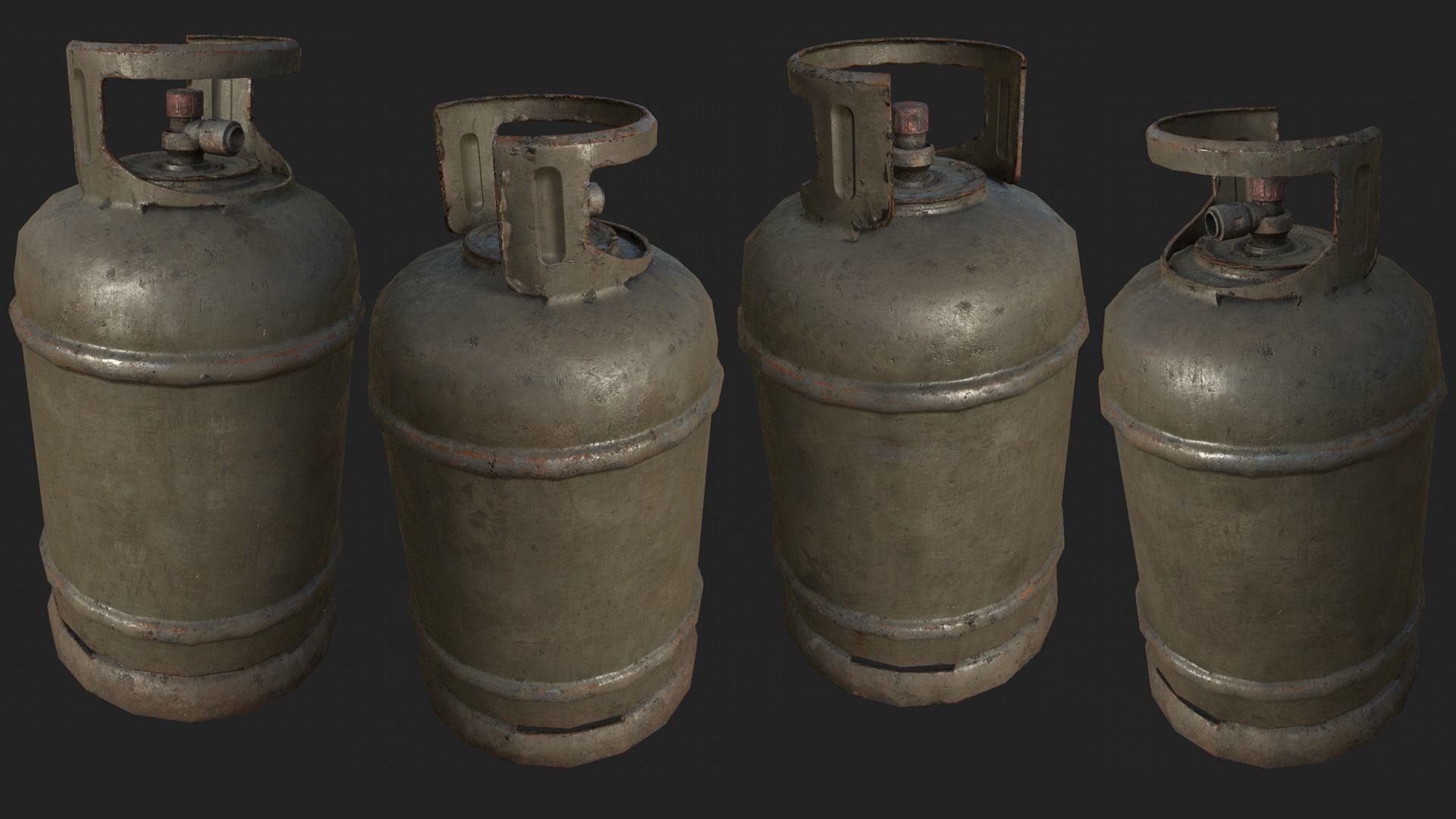 Explosive Props PBR Low-poly 3D model_15