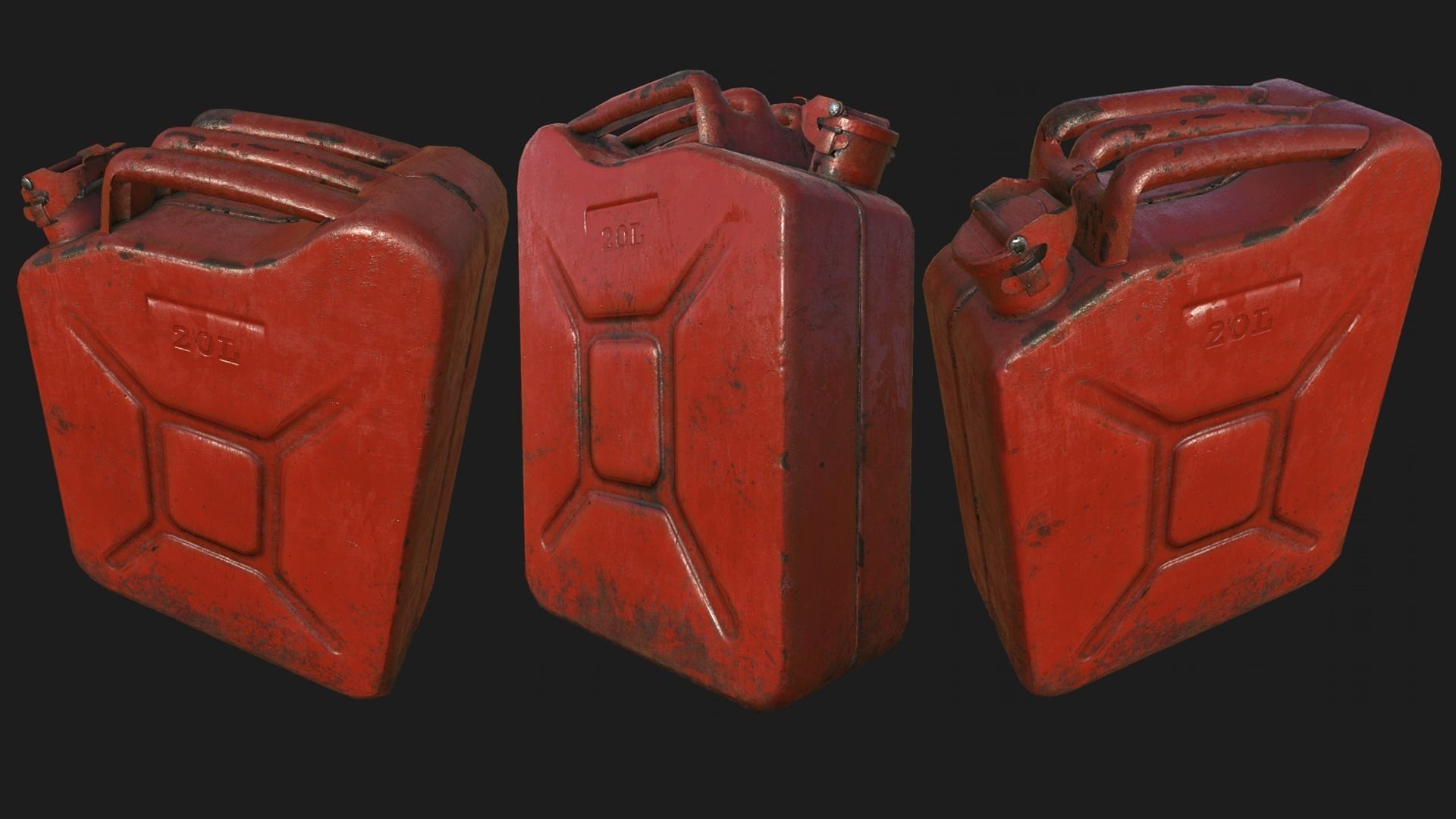Explosive Props PBR Low-poly 3D model_4
