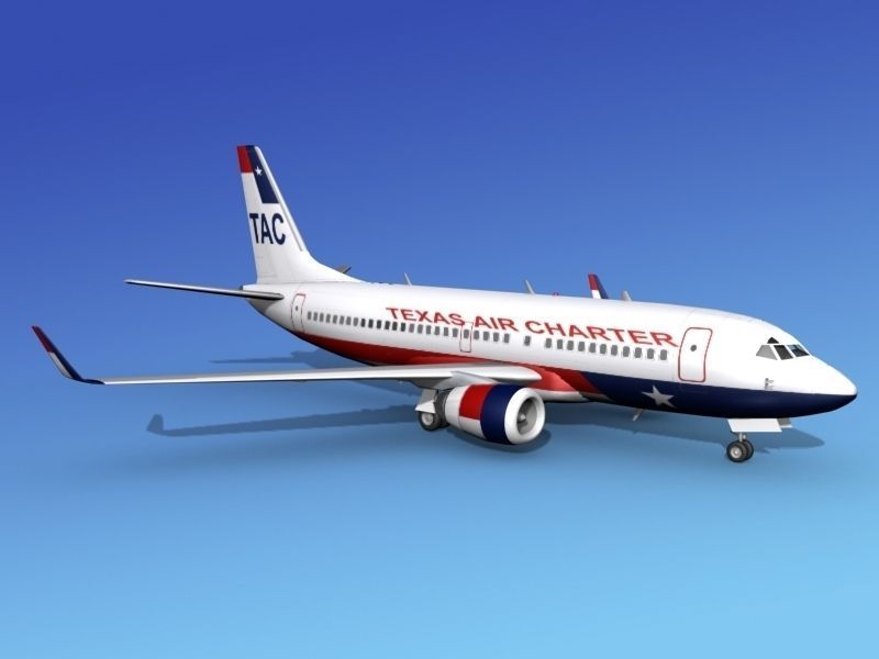 Boeing 737-700ER Texas Air Charter 3D model_4