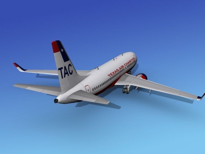 Boeing 737-700ER Texas Air Charter 3D model_7