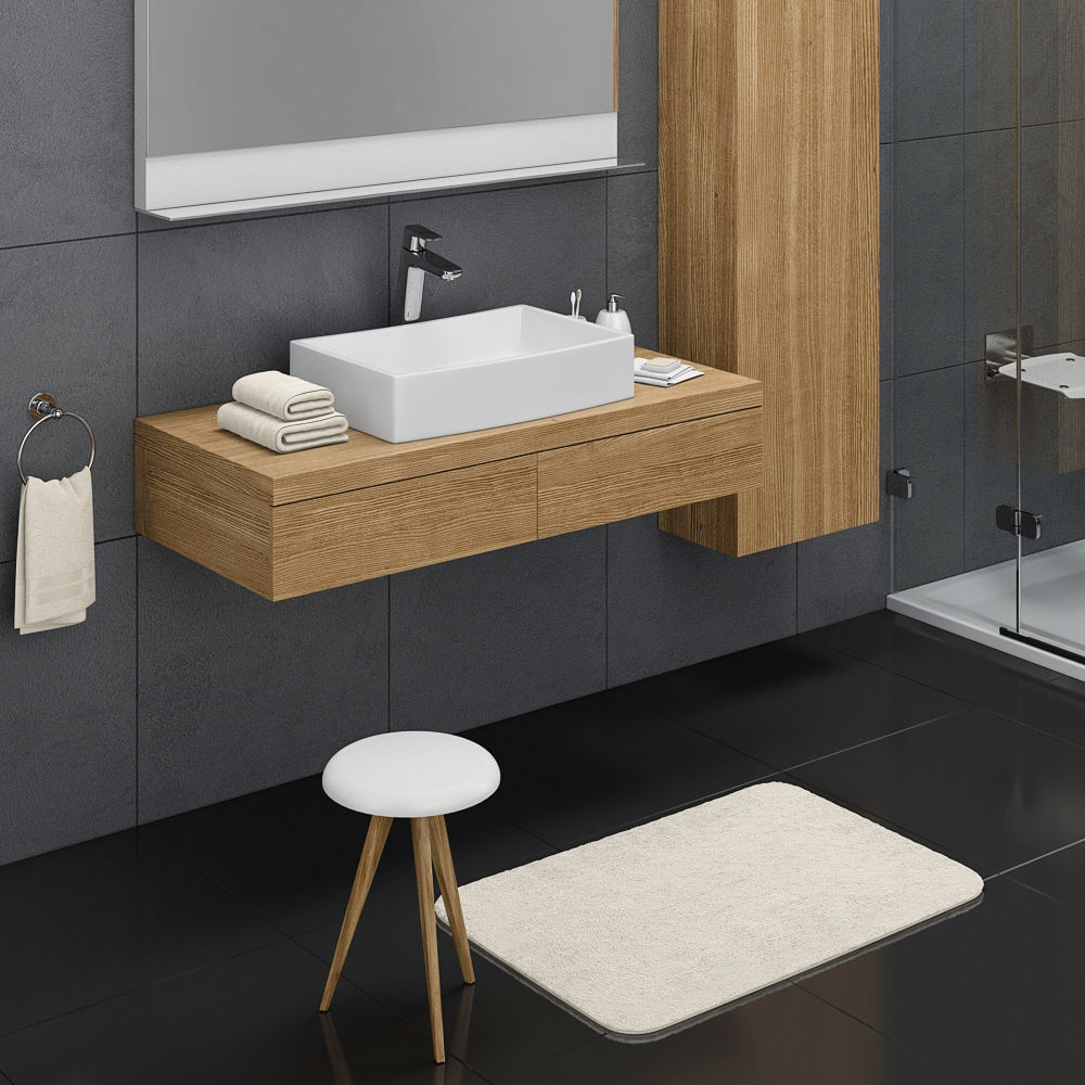 Bathroom Ravak Formy set 02 3D model_8