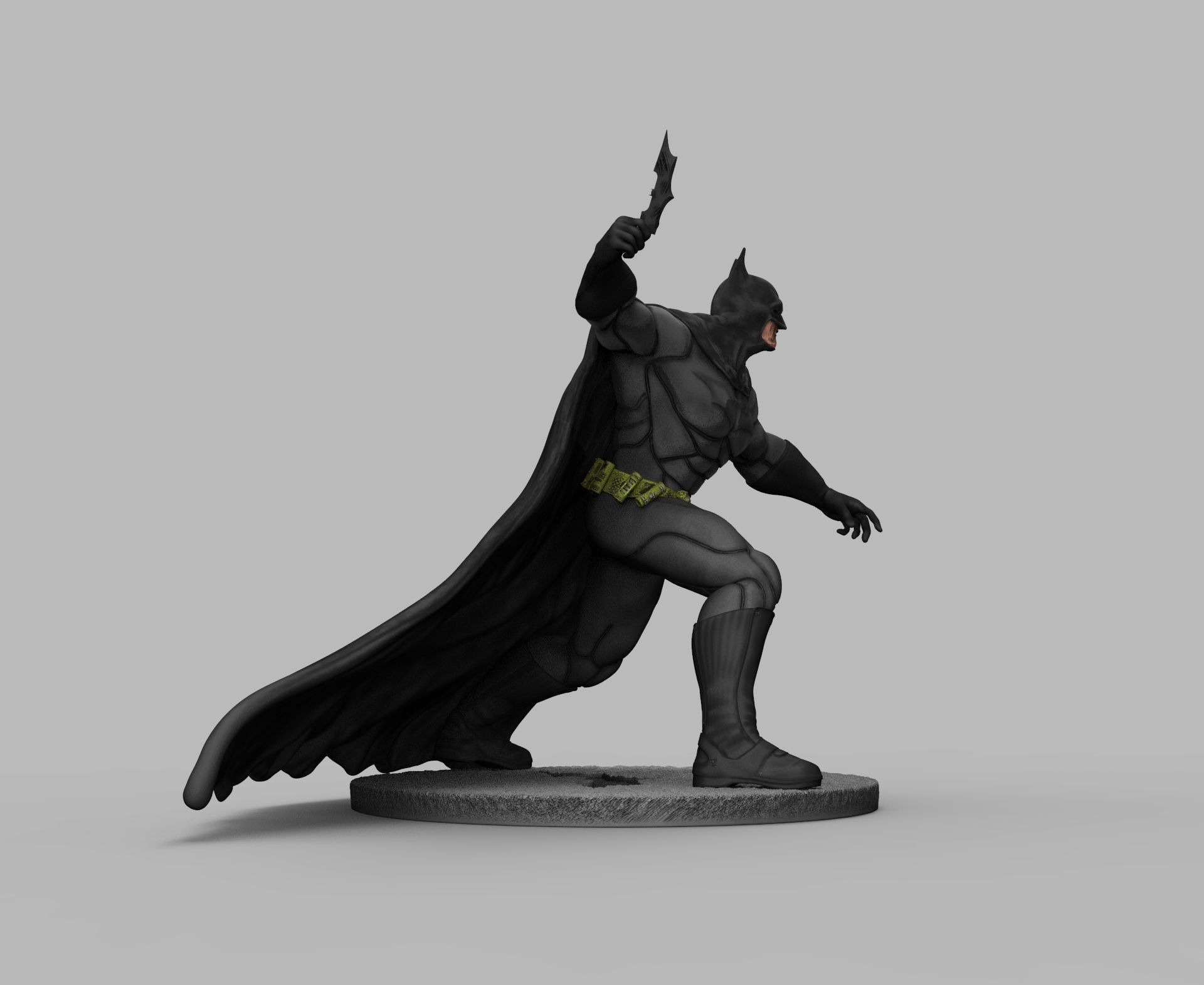 BATMAN - THE DARK KNIGHT 3D Print Figure Diorama 3D print model 3D print model_2