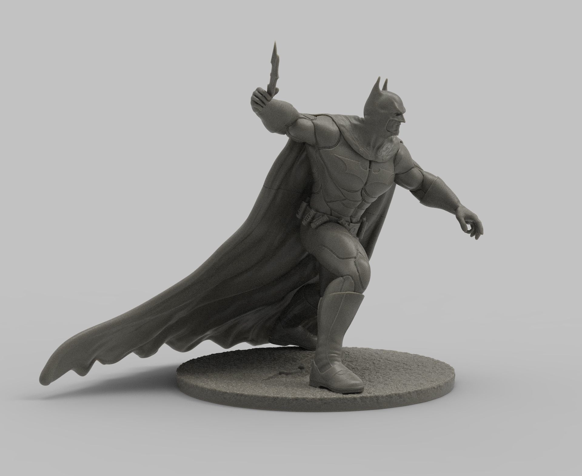 BATMAN - THE DARK KNIGHT 3D Print Figure Diorama 3D print model 3D print model_1
