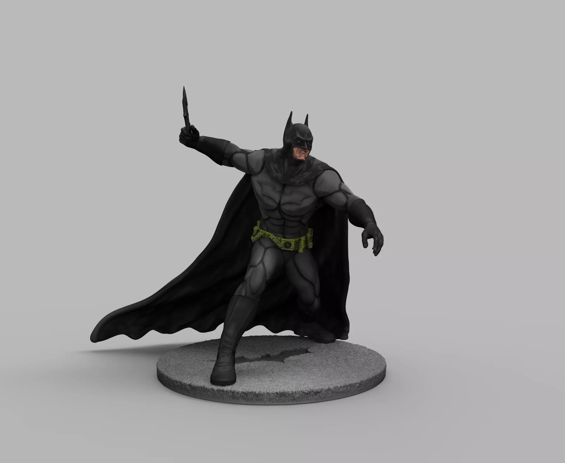 BATMAN - THE DARK KNIGHT 3D Print Figure Diorama 3D print model 3D print model_0