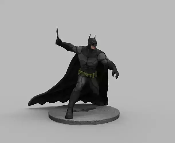 BATMAN - THE DARK KNIGHT  3D Print Figure Diorama 3D print model 3D print model