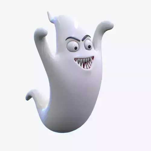 Cartoon Ghost Character V3