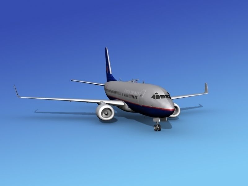 Boeing 737-700ER United Airlines 3D model_3