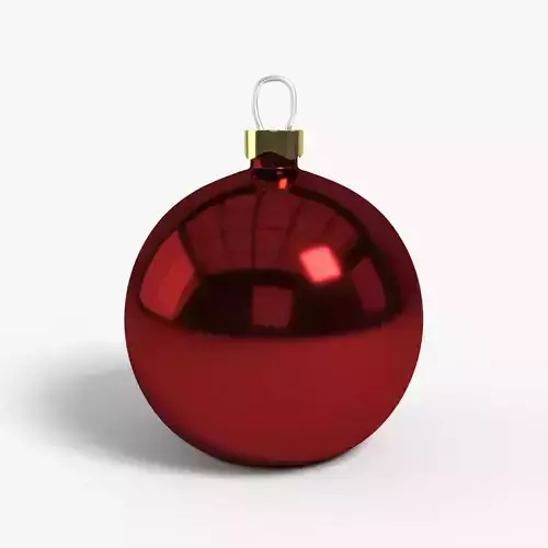 Christmas Ball Model Low Poly
