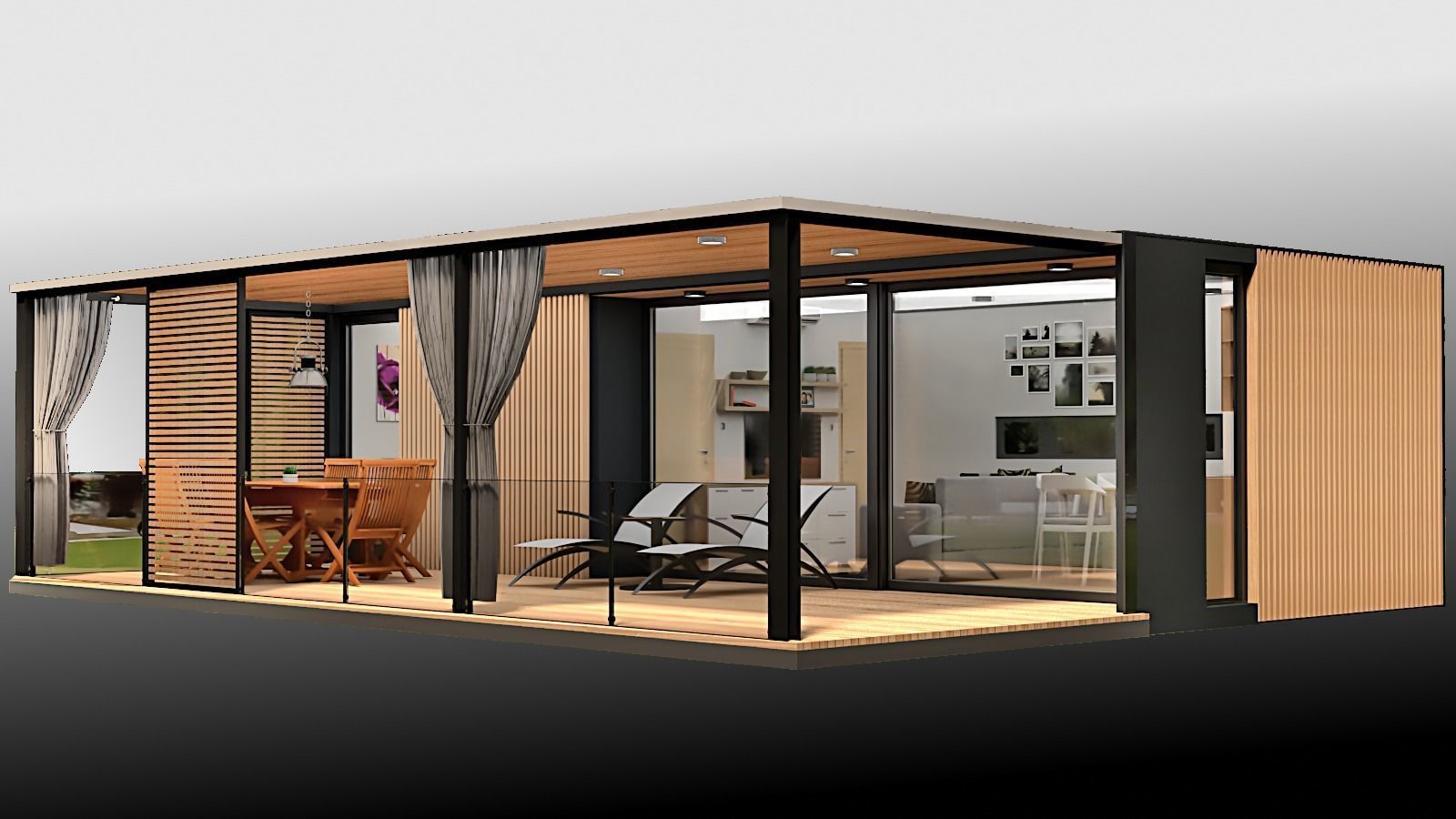 mobile home tiny house  3d model Low-poly 3D model_7